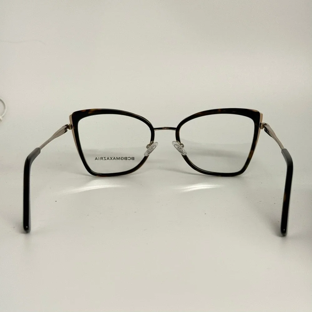 BCBGMAXAZRIA Delphine Black Tortoise Eye Glasses‎ Frames Italy 53-16-135 CV
